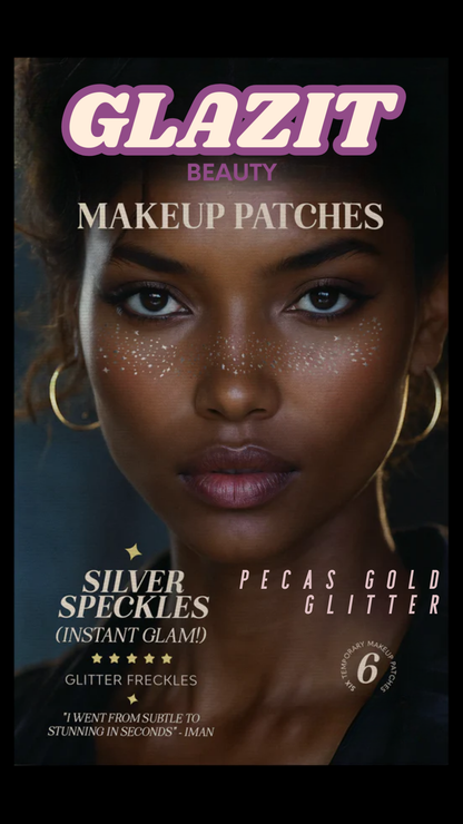 Pecas Gold Glitter - Makeup Patches